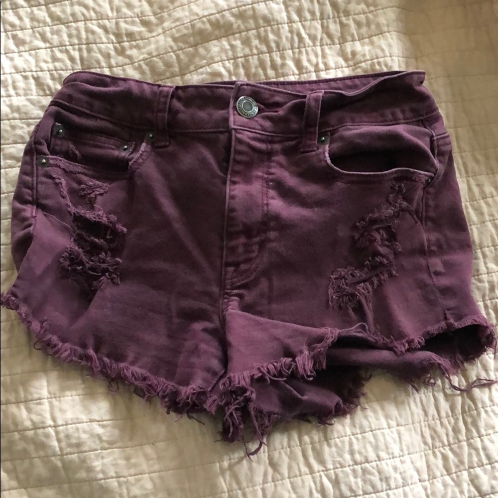 High waisted shorts